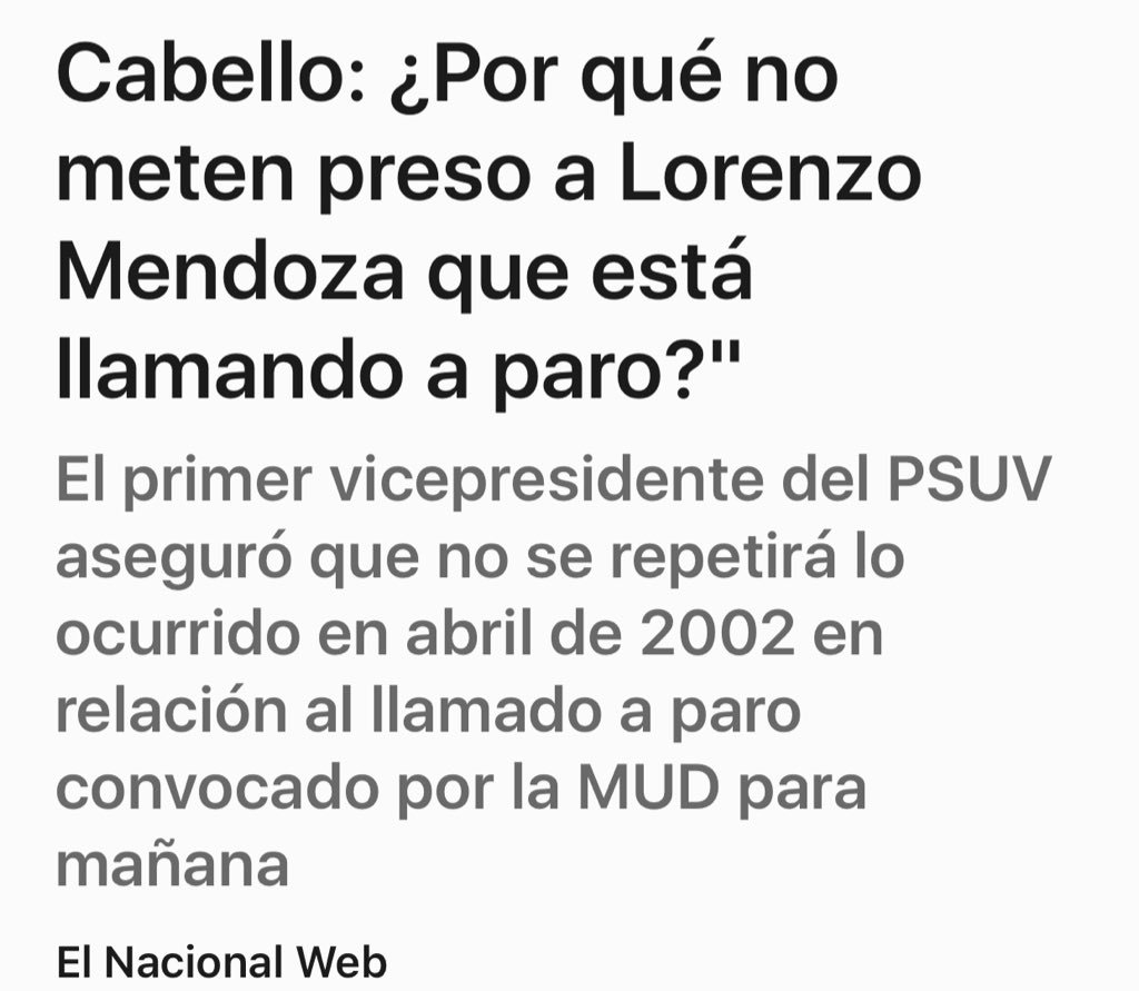 jcajias's tweet photo. ¿Adivinen quién dio orden d meter preso a Lorenzo Mendoza?
¡Diosdado!
El mismo q se disfrazó d enfermera y escapó de Miraflores el 11 abril https://t.co/YF3aV3ZyEu