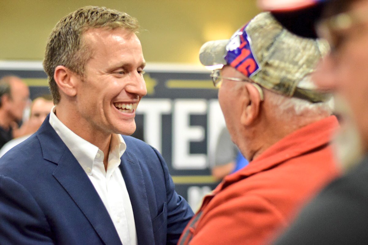 EricGreitens's tweet photo. Fantastic afternoon in Bowling Green &amp; Hannibal with Rep. @JimHansen40 discussing my Mission for Missouri #mogov https://t.co/JBi1oGTEm1
