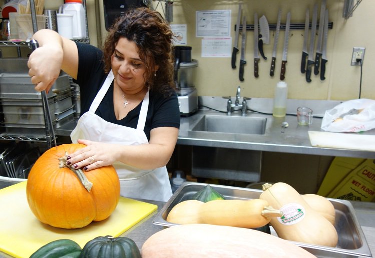 Karamlebanese's tweet photo. If the best thing about #Portlandfall isn't cooking with fresh #pumpkin, we don't know what is. Ask about our specials when you visit next. https://t.co/FAgUaxOTt7
