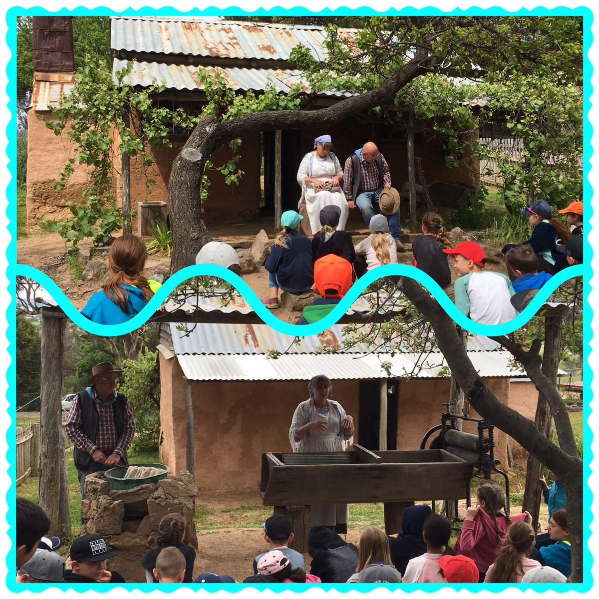 cammeraypublic's tweet photo. Time travel on the goldfields - back to the 1850s! #yr5camp #bathurstgoldfields #happycampers https://t.co/vN5s1U48nD