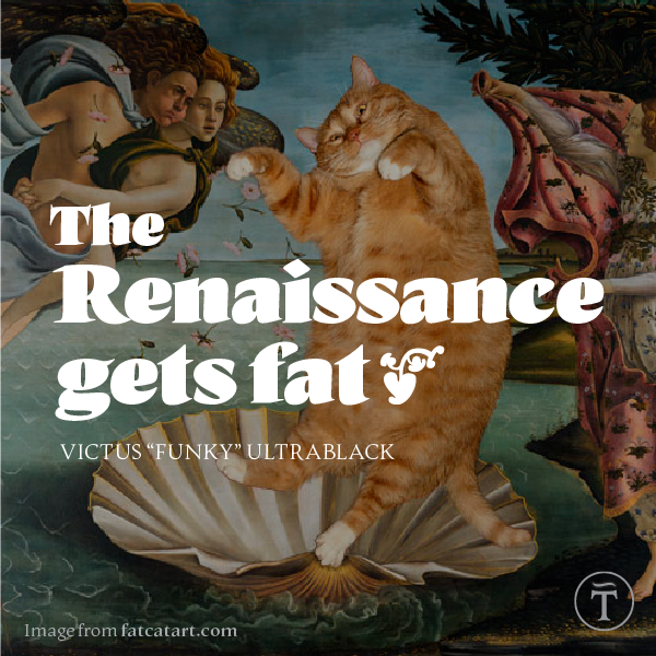 genramirez's tweet image. The Renaissance gets fat. Working on Victus "Funky" ultrablack. #funeverywhere #tapatipo #typedesign #type