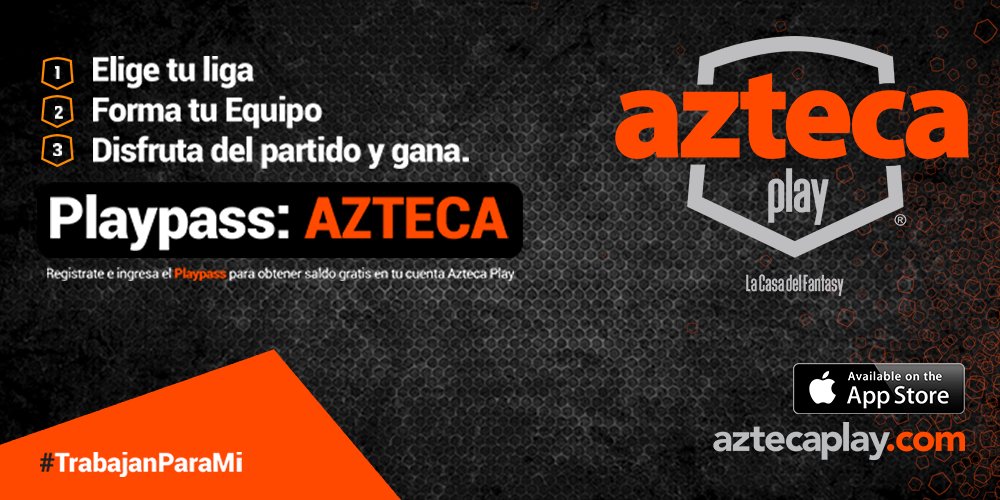 Azteca's tweet photo. Ahora estás muy cerca de comenzar a ganar con #AztecaPlay Conoce lo fácil que es usarla: https://t.co/KZBfinQXLH https://t.co/TuCwgln9rg