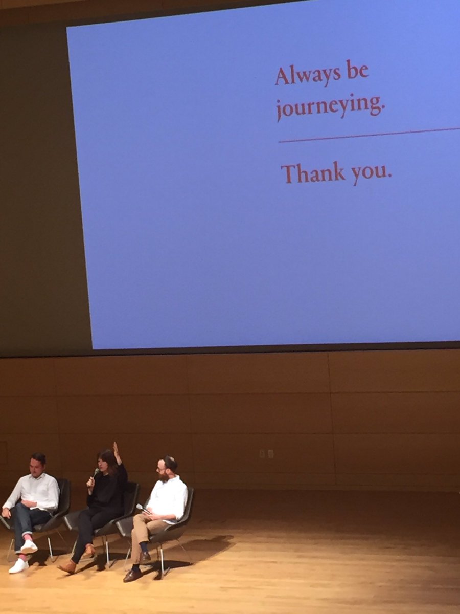 GoOn_Swoon's tweet photo. Always be journeying #AIGA #AIGAdesignconf #SFxNY #design #parsons #hyperlink #ServicingDesign #GoOnSwoon https://t.co/b3rpKzTlje