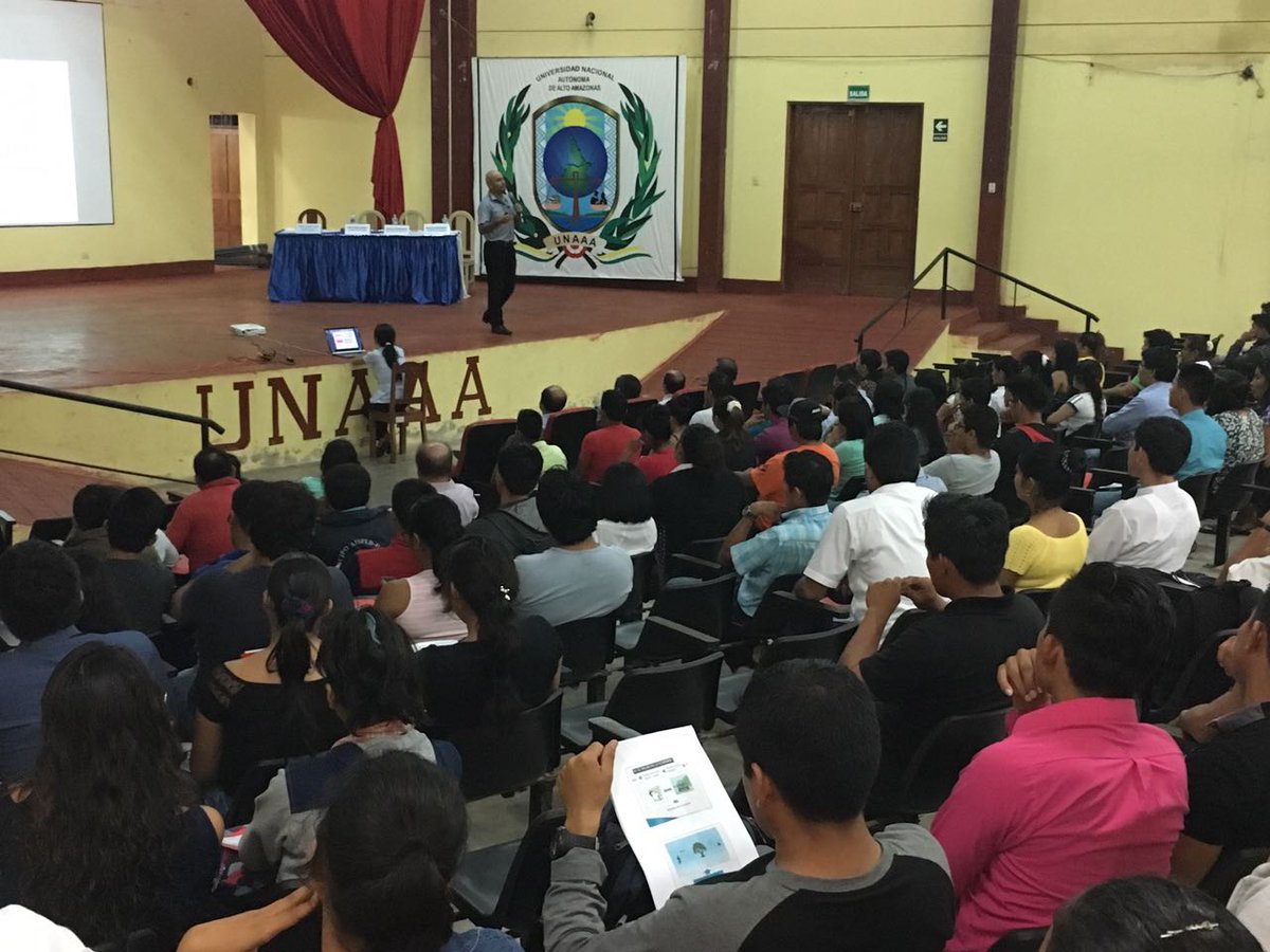 APN_PuertosPeru's tweet photo. #AHORA APN realiza Foro Universitario de Puertos en la Universidad Nacional Autónoma de Alto Amazonas #UNAAA de #Yurimaguas. https://t.co/FDnipw7TqC