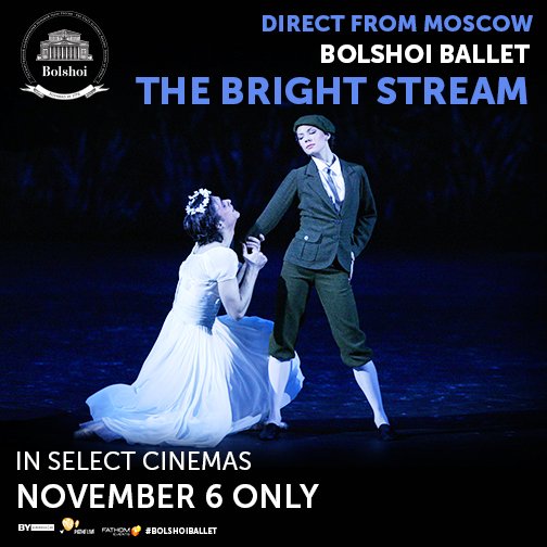 FathomEnt's tweet photo. Zany & laugh-out-loud funny, #TheBrightStream by @BolshoiBalletUS dances into cinemas 11/6. https://t.co/FiKjA9TlUH https://t.co/23Hg5vXBXM