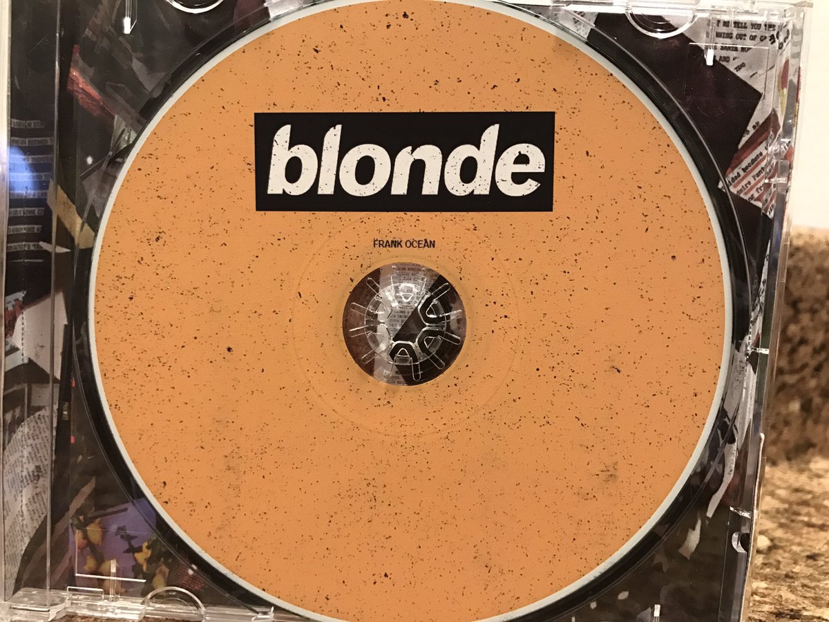 DIY CDs on Twitter "Custom made Frank Ocean Blonde