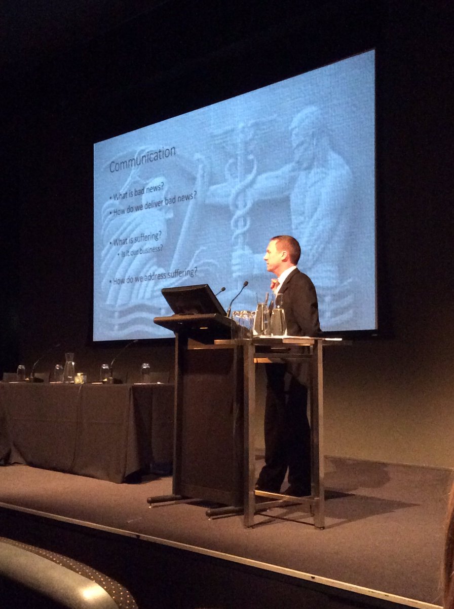 IECOP_Summit's tweet photo. Dr Bill Lukin pleads for death literacy while discussing communication and palliation in ED @IECOP_Summit #IECOPSummit https://t.co/mSUPkJ2x2d