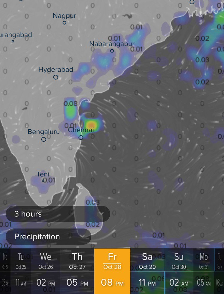senthilvijay's tweet photo. Rains are expected in the evening #CycloneKyant #ChennaiRain https://t.co/aJzUELKhlE