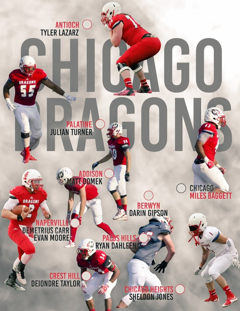 Good luck to all of the future #ChicagoDragons who start their pursuit of a state championship tomorrow! Enjoy the ride!