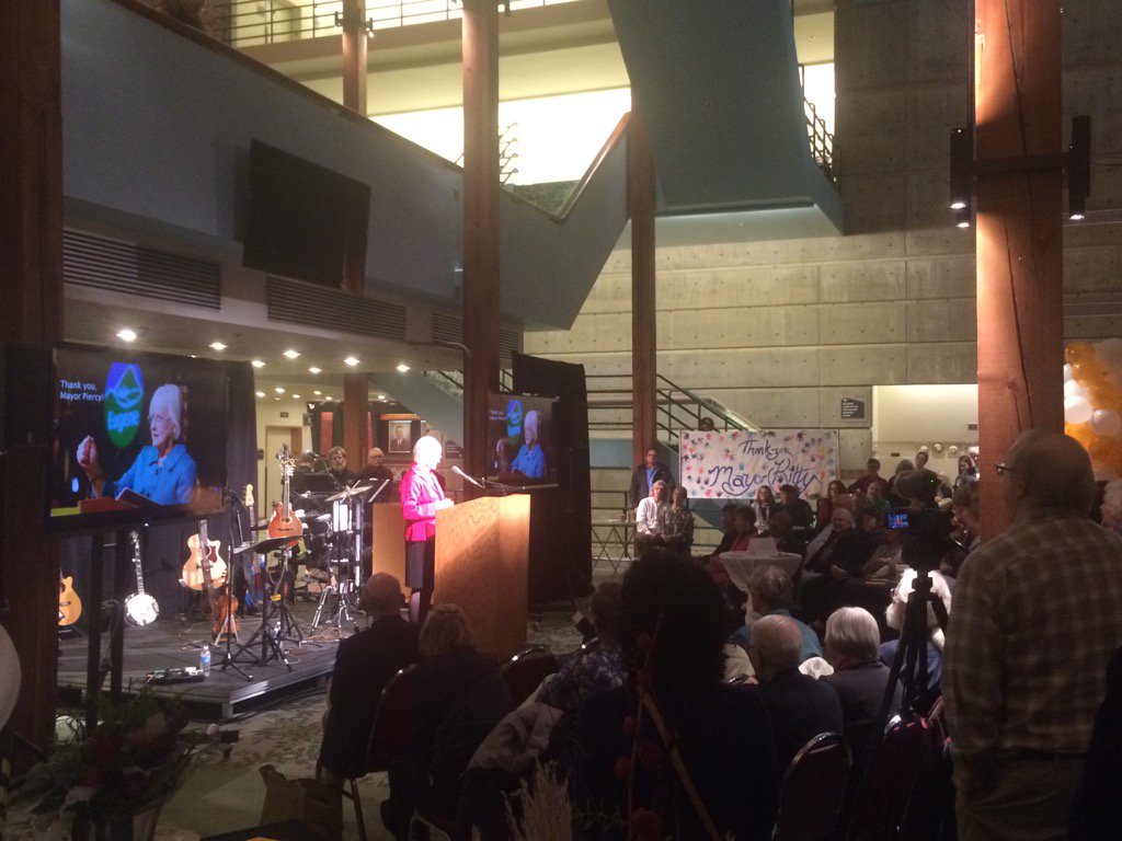 Mayor Kitty Piercy says goodbye after 12 years as our mayor. Thank you Kitty for your collaborative leadership!