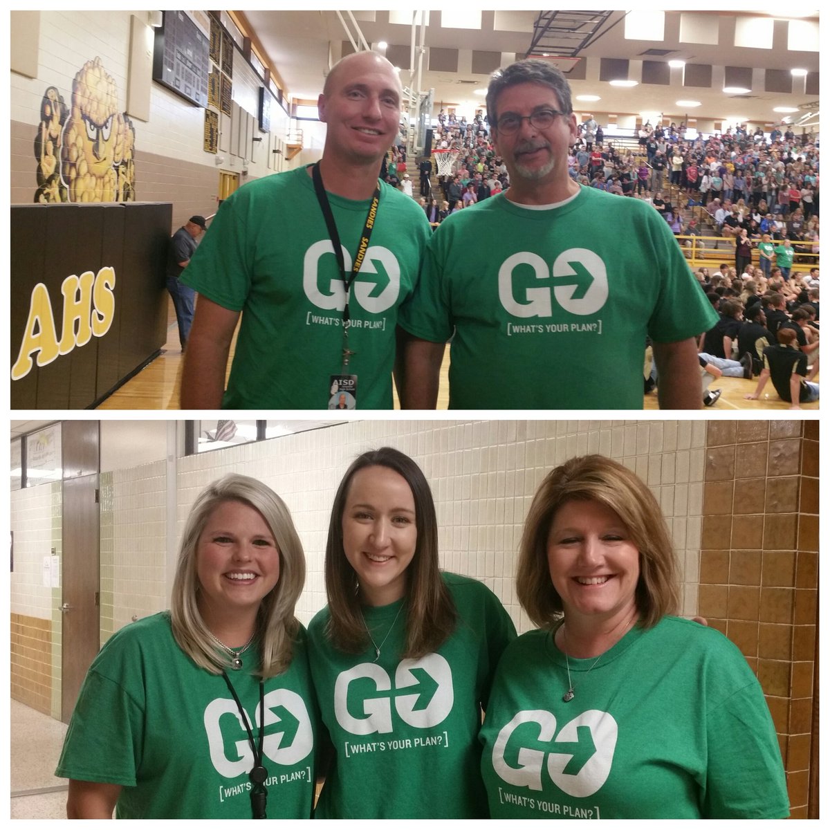 Sandy_Whitlow's tweet photo. What's your plan, AHS scholars, to be college and career ready? AHS staff will help you GO for it! @AmarilloISD @broccarter #AHScluster https://t.co/BiPXOJZXYS