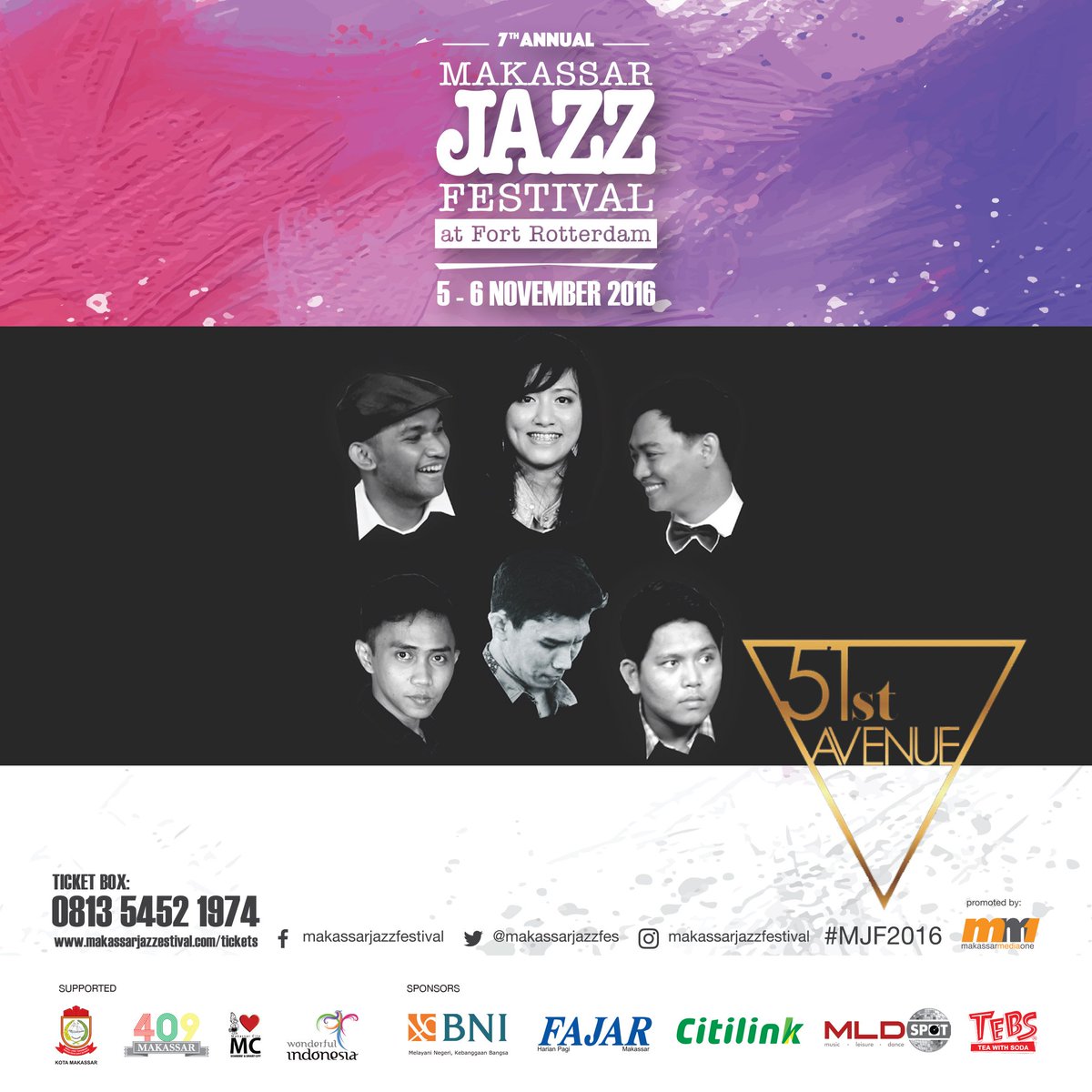 51st AVENUE will be held at #MJF2016 #makassarjazzfestival2016 #makassarjazzfestival <a href="/51st_Avenue/">51st Avenue official</a>