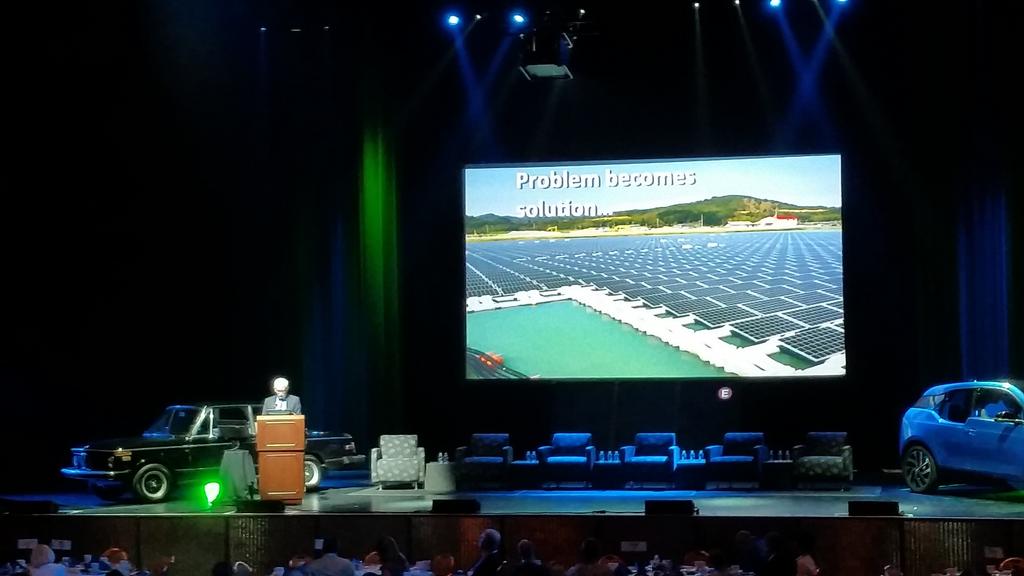 dbassendine's tweet photo. #Solar floatovoltaics! Mark Lanman at #2016SoCalSummit https://t.co/rCfleIawSu