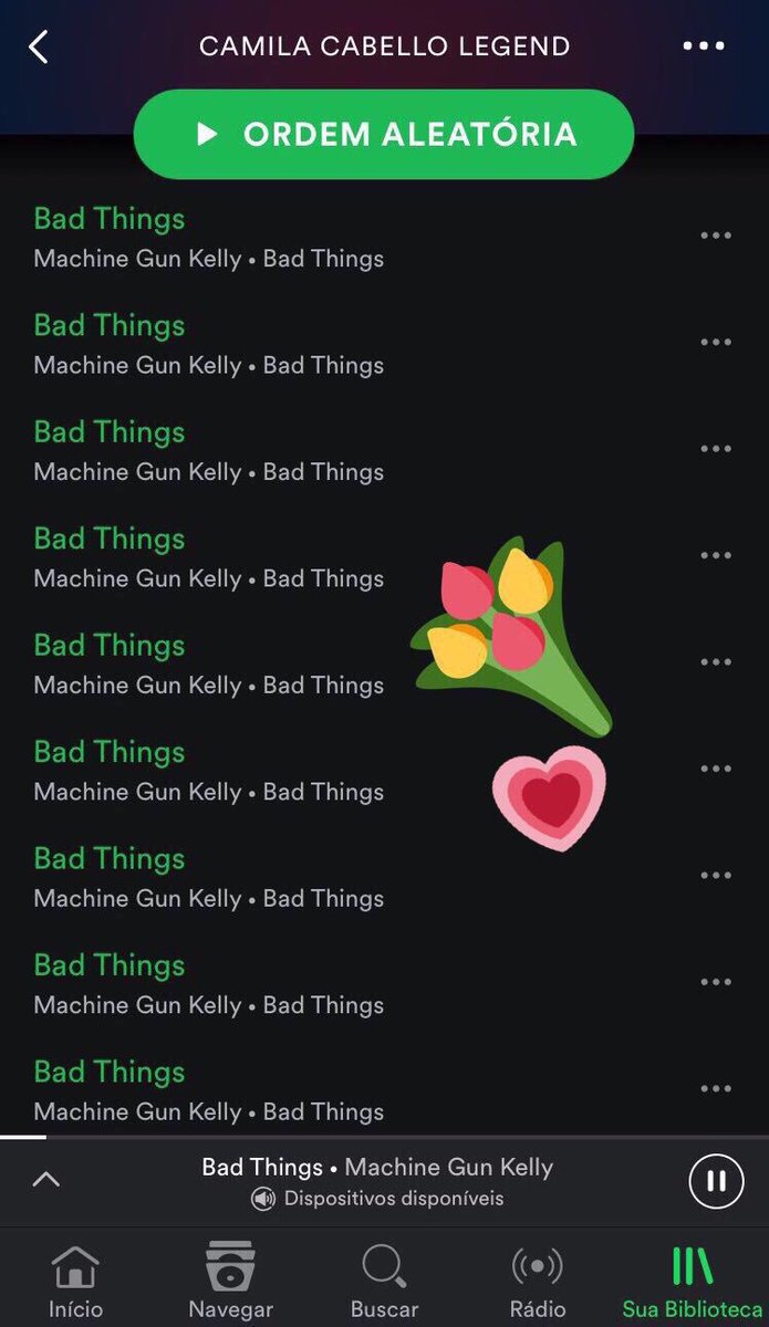 cabeyogrammy's tweet photo. @camilacabello97 i've been streaming #BadThings everyday! this song is amazing love u mila and i'm really proud of you mimi ❤️ https://t.co/I3OkzJAFES