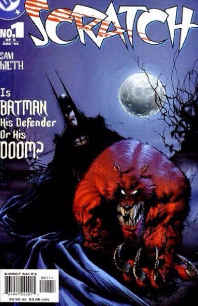 bernrandy's tweet image. Nerd theory, Damien Wayne's pet bat monster "Goliath"is actually the new fifty two version of Sam Kieths "Scratch"