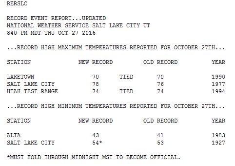 NWSSaltLakeCity's tweet image. Several warm records were broken across Utah today, including both a record high max and min at Salt Lake City. #utwx
