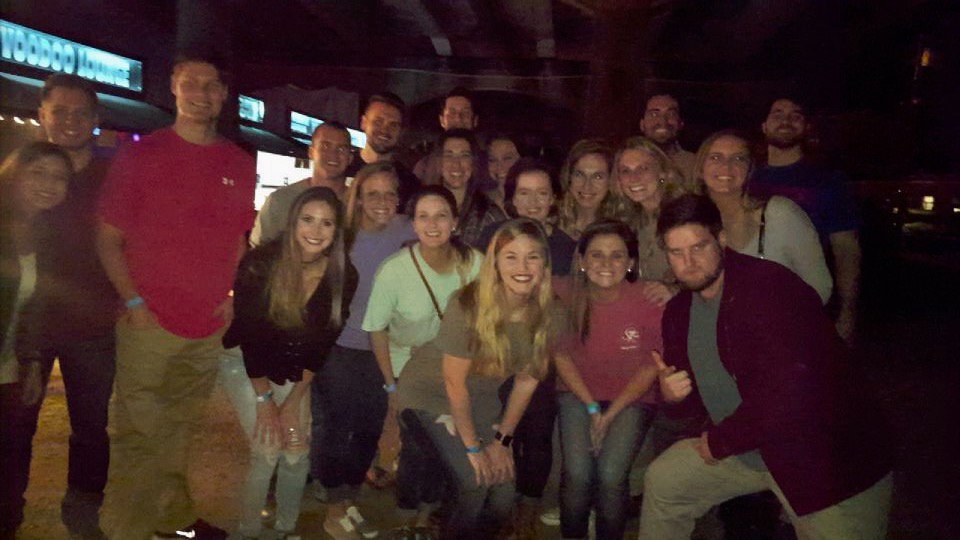 Samford_DPT's tweet photo. Halloween "ghouls" 😜 Thanks for having us @FrightFurnace! #SPTA #PTmonth https://t.co/lomo9Dp7dB