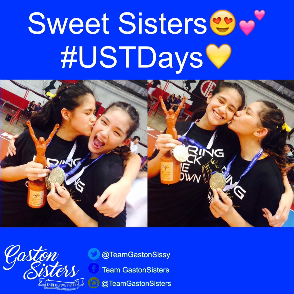 Teamgastonsissy's tweet photo. Sweet Sistersππ #USTDaysπ https://t.co/voe8kcaPhk