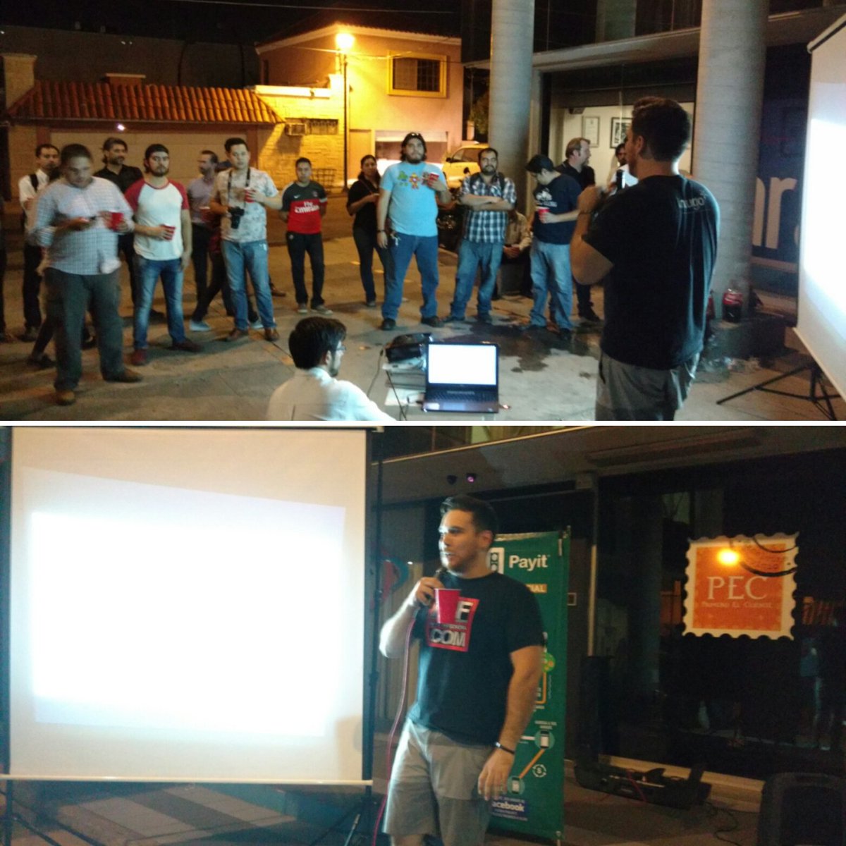 happitcom's tweet photo. #teamTrainEngage enjoying #HFsonora #hfson event. Great entrepreneurs and ideas flying around! https://t.co/jFMw9szYUu