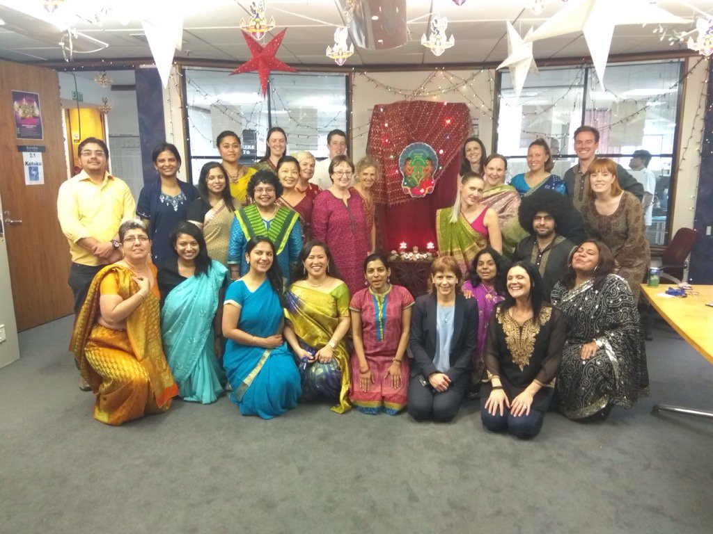 CathyLHudson's tweet photo. Celebrating Dilwali at work today! https://t.co/Nd1A2GhuzI