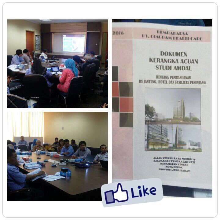 Pembahasan Dokumen Kerangka Acuan(KA) Studi Amdal, Pembangunan RS. Jantung Diagram Healthcare, Hotel dan Fasilitas Penunjang. <a href="/blhkotadepok/">BLH Kota Depok</a>