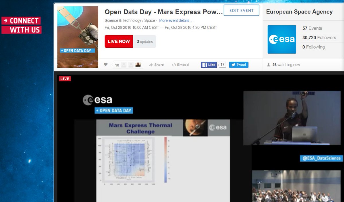 esaoperations's tweet photo. Paolo Ferri at ESOC: #OpenData &amp; #DataMining are fundamental for the future of ESA space operations &amp; cooperation https://t.co/1LIb4qI0Sg https://t.co/PtmP2Kz9xw