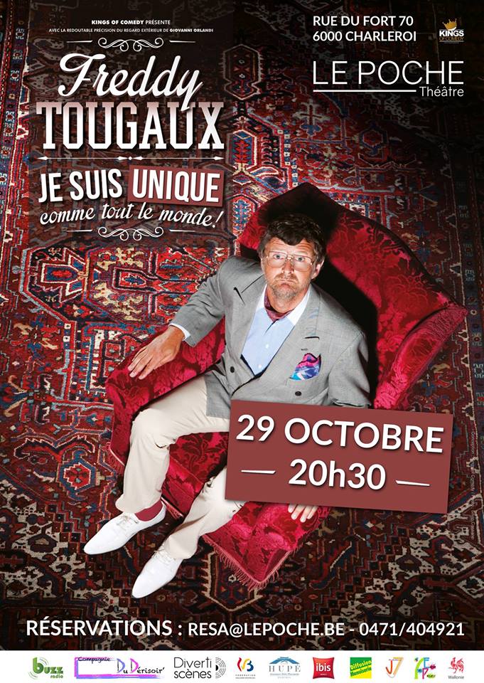 C'est demain! Dernière chance pour réserver ! @FreddyTougaux <a href="/LePoche_Theatre/">Le Poche Théâtre</a>  #humour #spectacle #OneManShow #freddytougaux #weekend #fun
