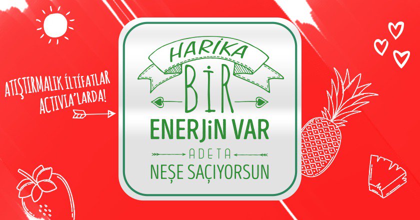 @meryyakc #Atıştırmalıkİltifatlar ile gün boyu modunu yüksek tutmak istiyoruz. <3