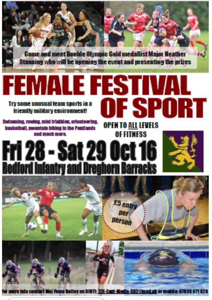 154ScottishRegt's tweet image. As fitness underpins the effectiveness of the British Army,  154 reservists take part in the Female Festival  of Sport. #ABetterYou