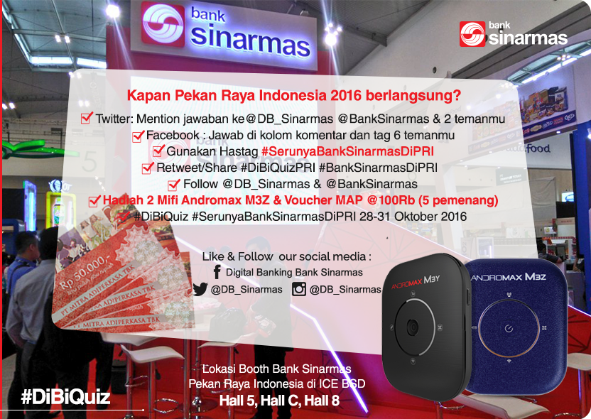 DB_Sinarmas's tweet photo. Bagi2 Mifi Andromax M3Z &amp; Voucher MAP 500rb! yuk ikutan #DiBiQuiz #SerunyaBankSinarmasDiPRI  https://t.co/w43a2Mokwj