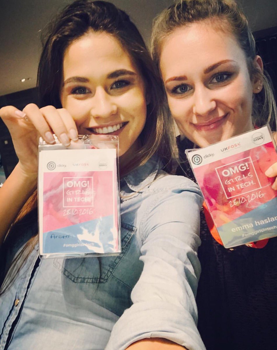 Emma_digimark's tweet photo. Ready for today's event! @clickymedia #omggirlsintech #clickymedia #ukfast #digitalmarketing #socialmedia https://t.co/8Mluylsvjt