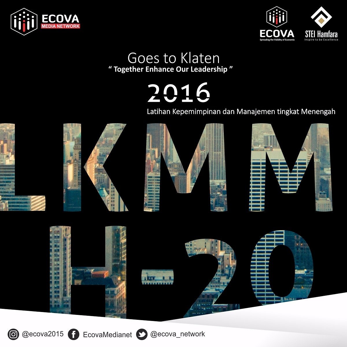 Ecova_network's tweet photo. "20 Days Left"

Apa saja sih bentuk pengumpulan dana LKMM 2016 oleh para peserta.. ??
https://t.co/eXBzPjBWDK https://t.co/KgqVUTbcLI