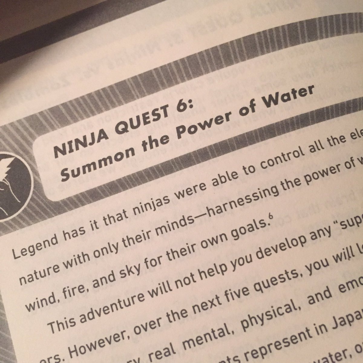 ImSarahRice's tweet photo. Hey #brainiacs!Have you done today's #ninjaquest?! Its all about connecting to the power of WATER!! @braincandypod https://t.co/Zb5j2Y2VZS
