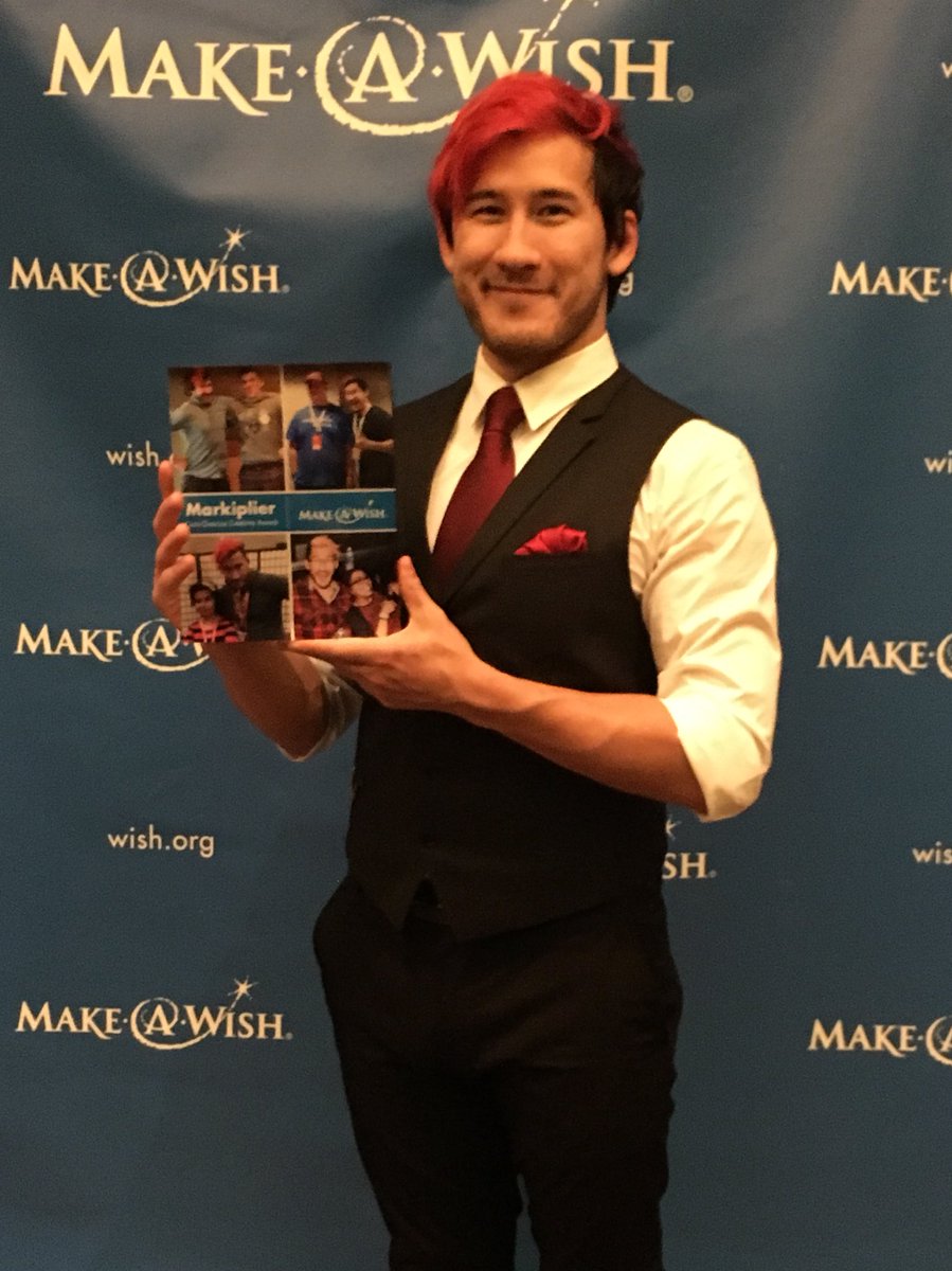I am completely blown away right now. Tonight I was given a Make-A-Wish celebrity of the year award. This is the biggest honor of my life.