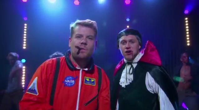 lasgrowns's tweet photo. Niall en el video de "Candy" para The Late Late Show (2) 😍 

#NiallOnCorden https://t.co/8gbt0xCRRU