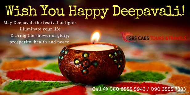 SRSCABS's tweet photo. Wish You Happy Diwali!
May Diwali the festival of lights illuminate your life &amp; bring the shower of glory, prosperity, health&amp;peace #Diwali https://t.co/lSvJ6U5sMP
