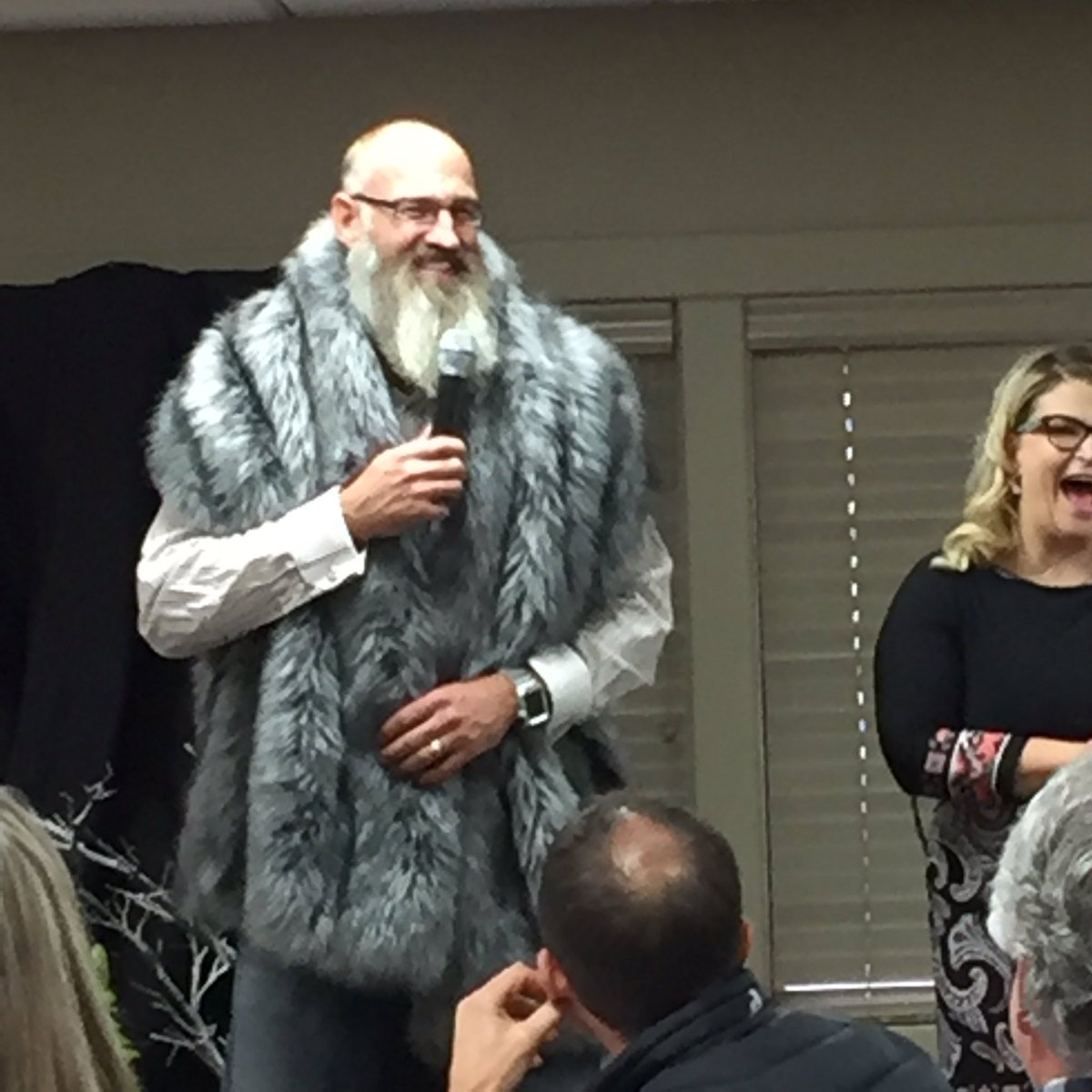 JustinHubert's tweet photo. Seriously, who says you can't have fun at work?

Work should be a BLAST!!

Fun times with @JodyCarrington at @RILearning this week
#ManSCARF https://t.co/xtRNWDqBf4