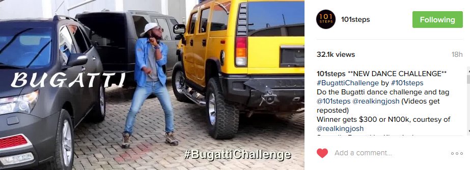 Gidi_Traffic's tweet image. "@Gidi_Traffic: Instagram Video By @101steps_  #BugattiChallenge #BugattiDance instagram.com/p/BMEDhUXDbY1/