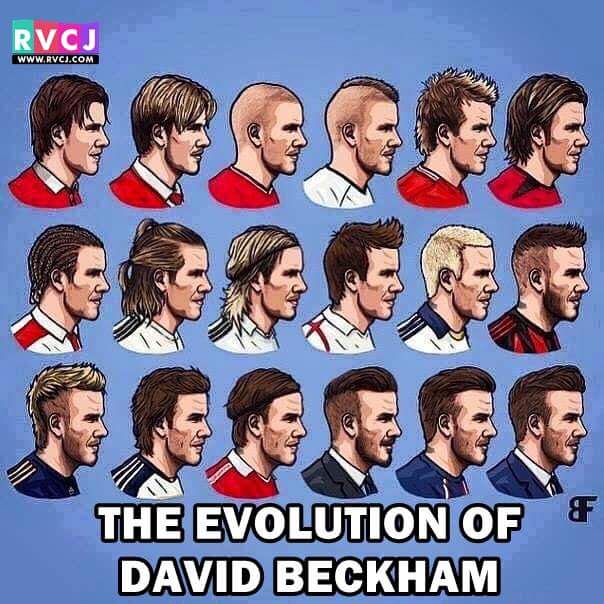 faisal018's tweet photo. #DavidBeckham evolution,, how cool!!! https://t.co/aKwgr7kIJH