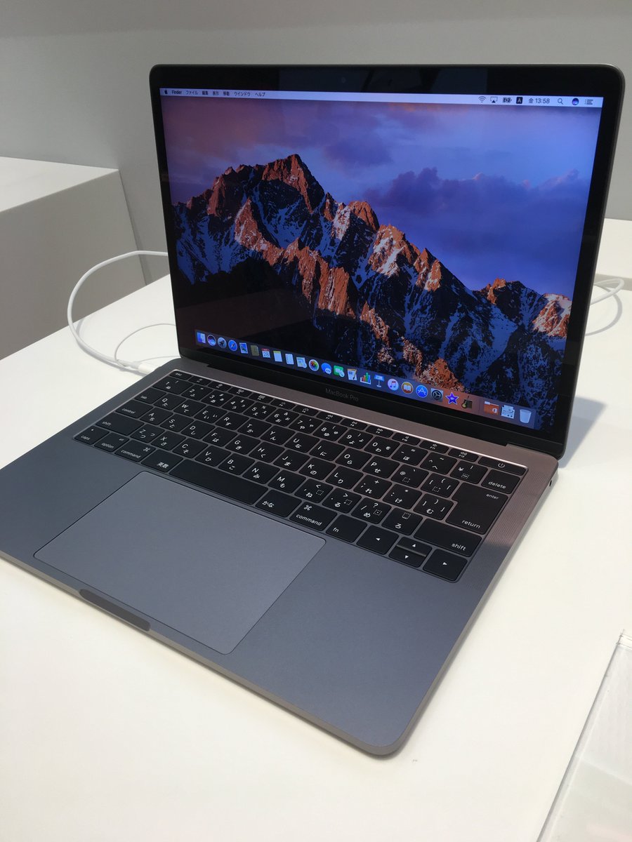 Newcom広島府中店 در توییتر こんにちは 広島府中店です 本日発表のあった新型macbook Proが早速店頭に届きました Touch Bar非搭載モデルのみですが 展示品が売場にありますのでぜひ一度実際に商品に触れてみてください 新色スペースグレイがとてもカッコイイ Newcom広島府中店 در توییتر こんにちは 広島府中店です 本日発表のあった新型macbook Proが早速店頭に届きました Touch Bar非搭載モデルのみですが 展示品が売場にありますのでぜひ一度実際に商品に触れてみてください 新色スペースグレイがとてもカッコイイ