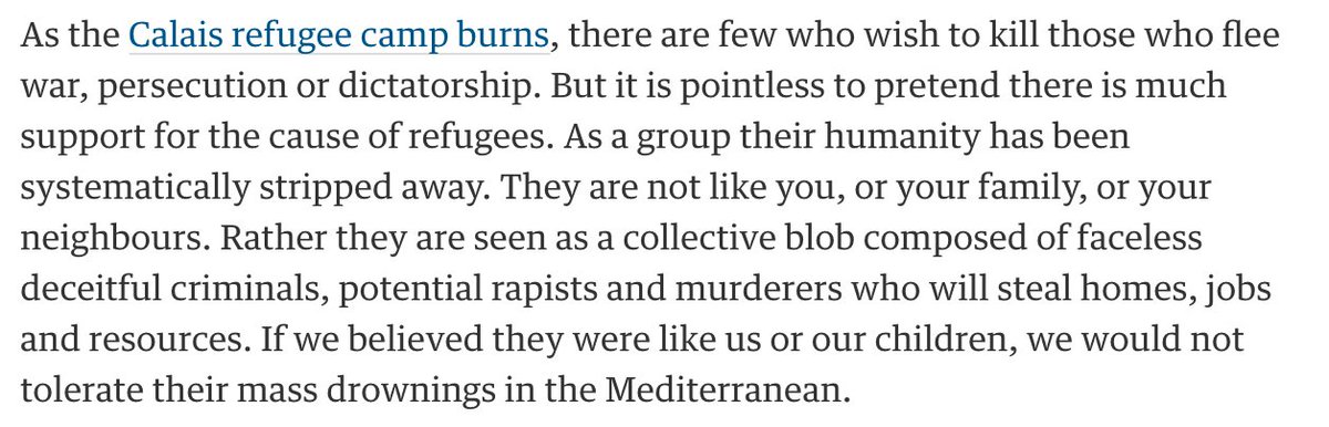 owenjonesjourno's tweet photo. The stripping away of other people's humanity is at the heart of all injustice. My column on why empathy matters: https://t.co/TxzAXsjVbb https://t.co/T7qx5VWD4j