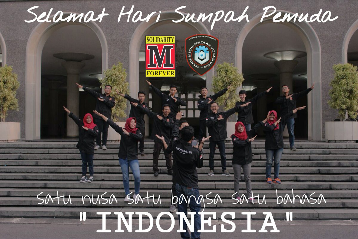 kmdtmugm's tweet photo. Satu nusa satu bangsa satu bahasa kita
"INDONESIA" 
-Selamat Hari Sumpah Pemuda- https://t.co/6z51ExTX00