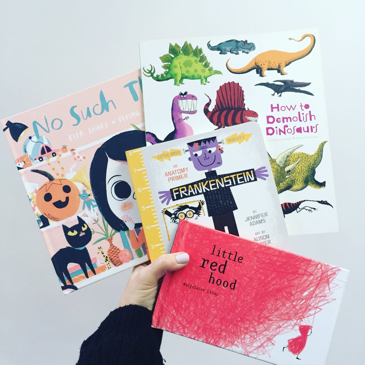 TellingTalesUK's tweet image. Perfect Halloween books! From fearless Georgia, edgy 'Little Red Hood', 'How to Demolish Dinosaurs' &amp;amp; 'Frankenstein'! Enjoy it with a book!