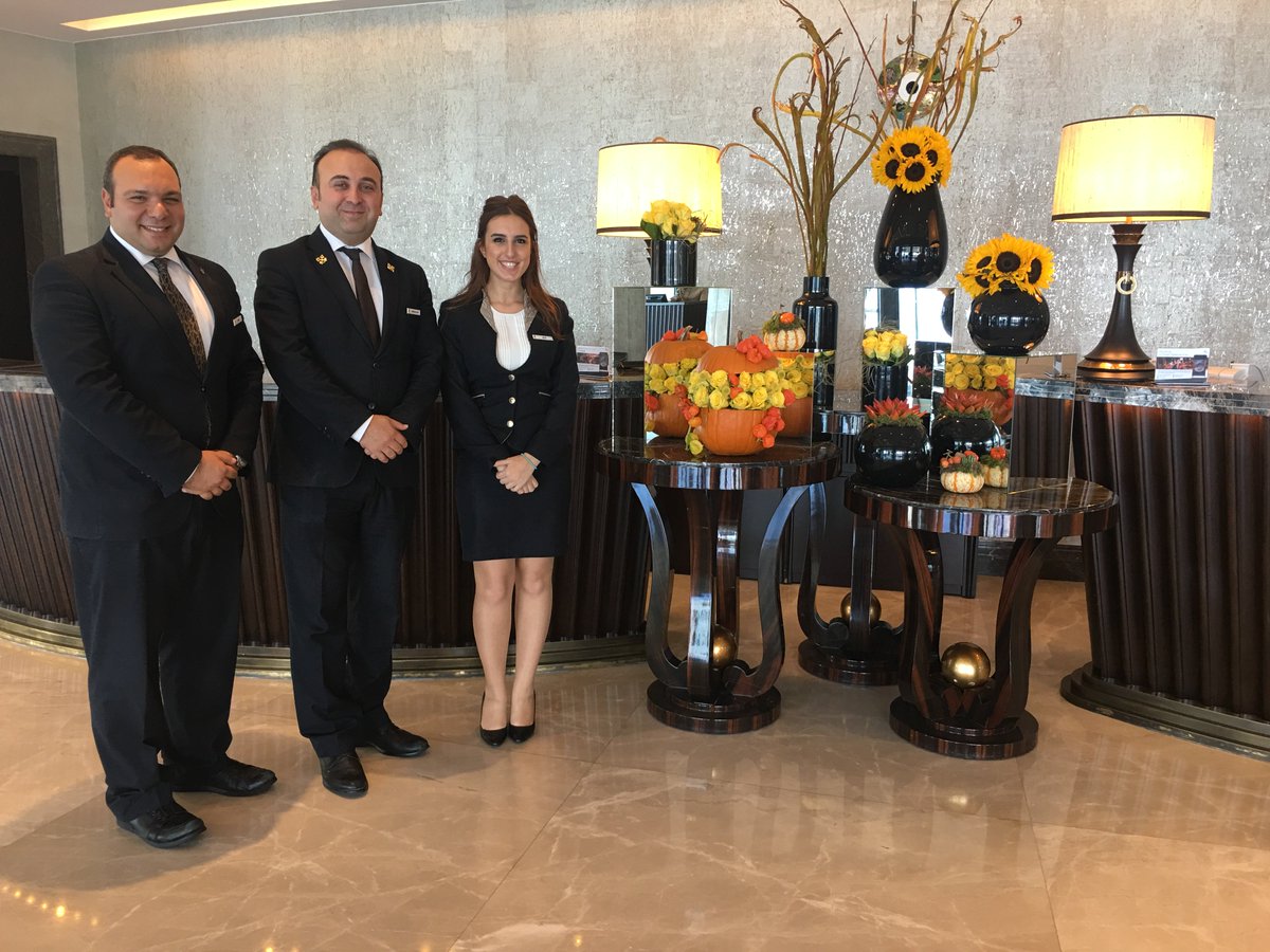 The Grand Tarabya Ailesinin güler yüzlü ön büro ekibi .. #happyfriday  #hospitalityatTGT  A warm greetings from the team front desk ...