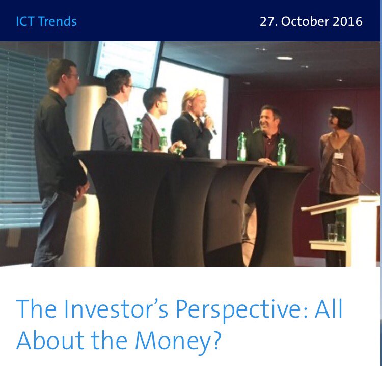 PennySchiffer's tweet photo. "The Investor’s Perspective: All About the Money?" - great insights from the VC panel by @schneiderpia1 #SSUD16 https://t.co/FUex0gdIEX https://t.co/JGYK0qeavh