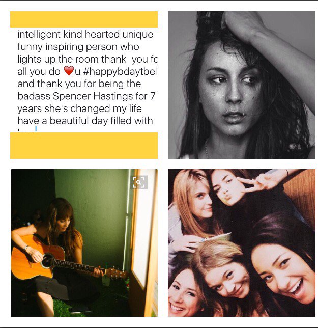 syliena's tweet image. @SleepintheGardn #happybdaytbells to this beautiful soul thanks for being u  and on occasion Spencer Hastings #pllfam