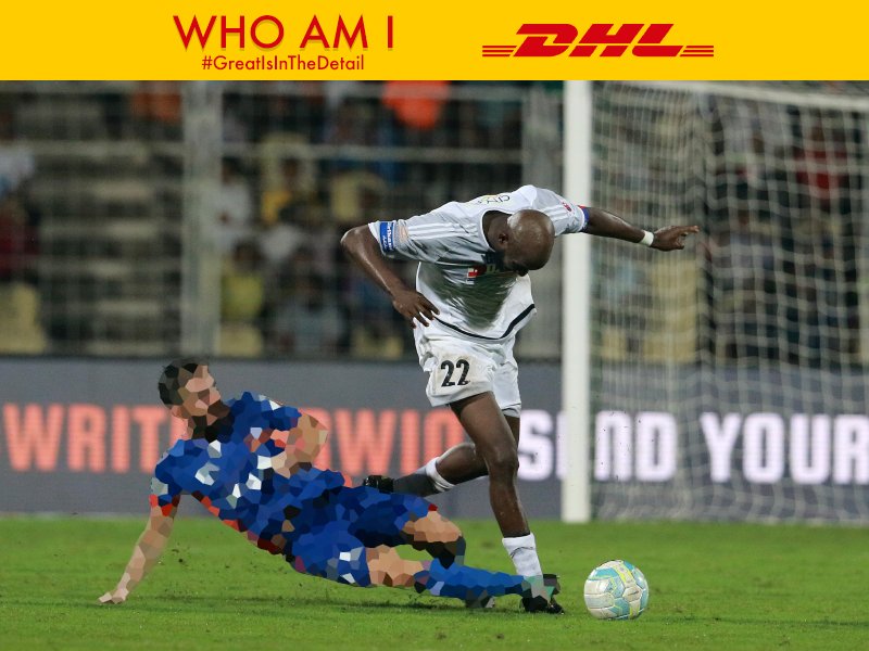 Sportskeeda's tweet image. Guess the player in blue in the picture!
The winner will deliver the matchball for FC Goa vs Delhi Dynamos.
#GreatIsInTheDetail @DHL_India