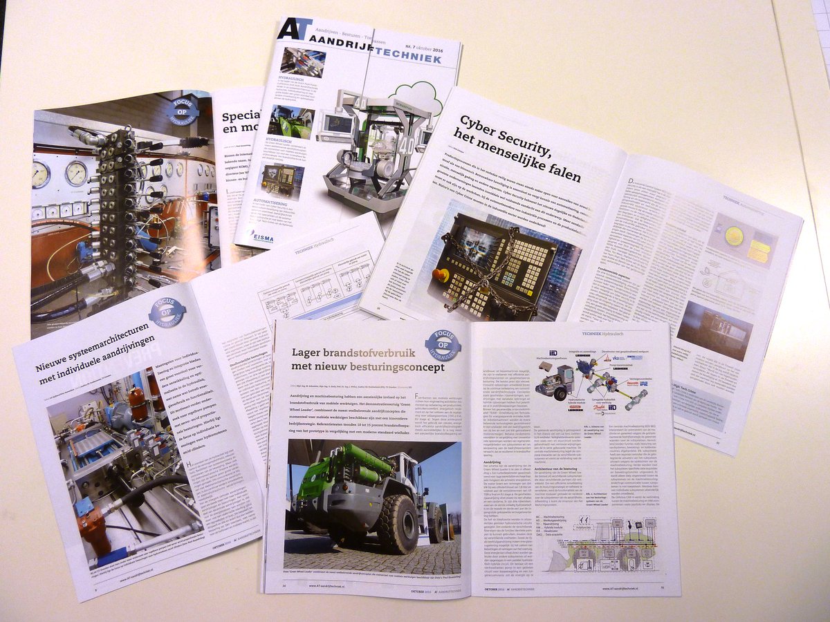 Vandaag komt het mooiste nummer van Aandrijftechniek van dit jaar uit, vol met hydrauliek, alles vanwege de dfpc.nl