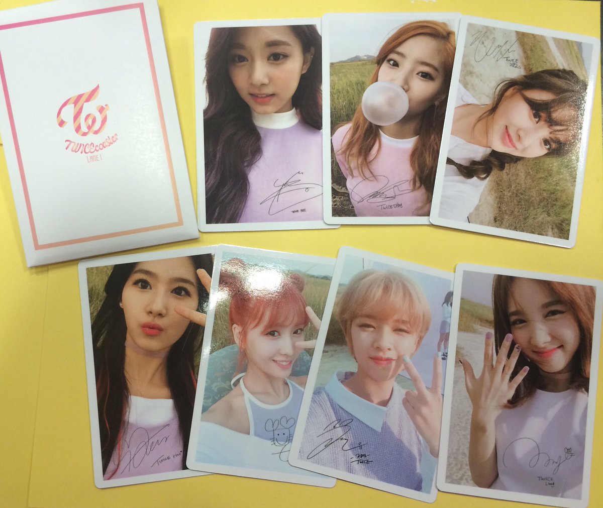 TWICE #TWICE4 ジョンヨン直筆サイン入りチェキ  タワレコ TWICE #TWICE4 ジョンヨン タワレコ 広島 直筆サイン入り チェキ