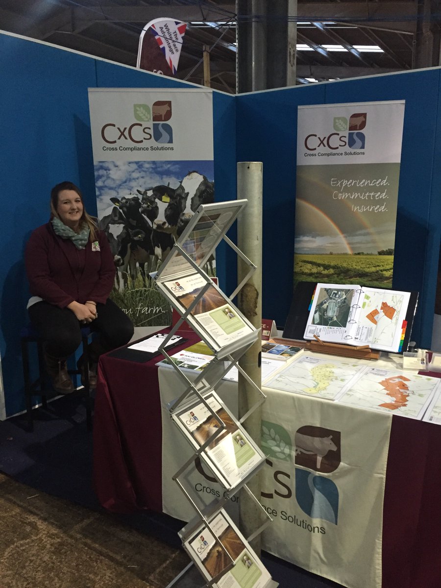CXCSltd's tweet photo. We're at #Borderway #Agri-#Expo today, if you have any #Cross #Compliance questions we can answer come to stand 80. @HHFarmstock https://t.co/g936iGoir9